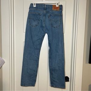 Men’s Levi’s 505 Straight 32x30 Blue Jeans Regular Fit